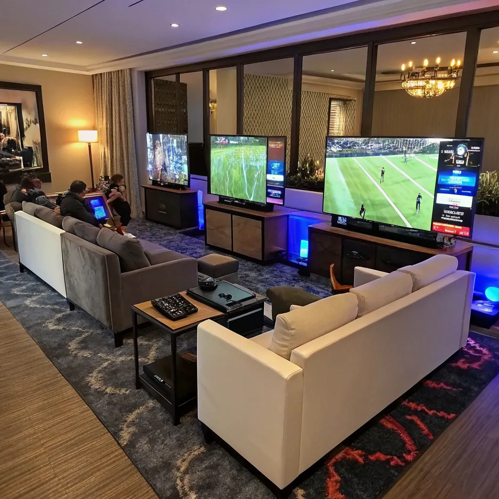 Zona de consolas para grupos y eventos